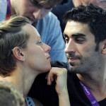 Magnini e Pellegrini in tribuna 05