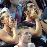 Magnini e Pellegrini in tribuna 04