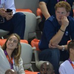 Olimpiadi 2012 -Il Principe Harry alla sessione finale di nuoto02