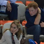 Olimpiadi 2012 -Il Principe Harry alla sessione finale di nuoto01