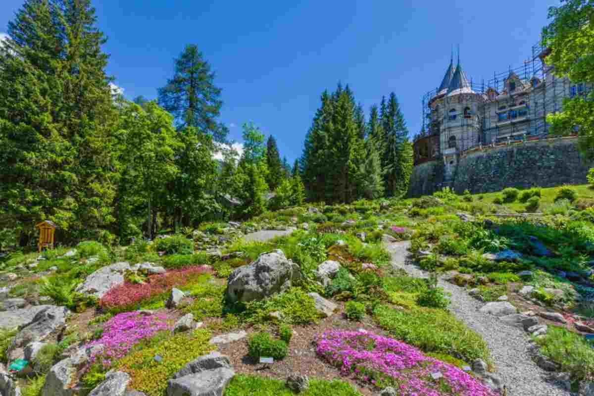 Castel Savoia, giardini