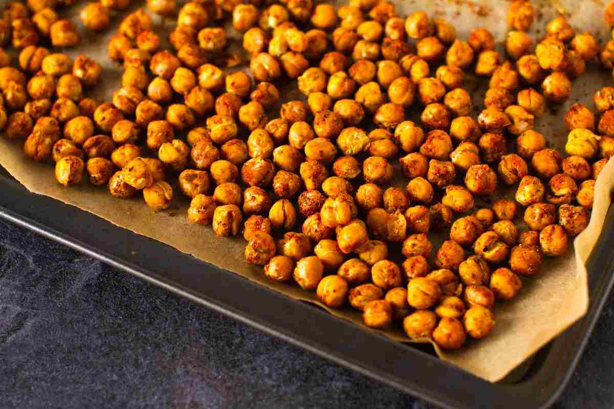 Ceci croccanti al forno