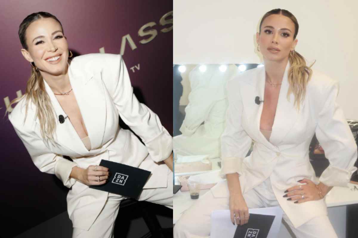 look diletta leotta look total white diletta leotta