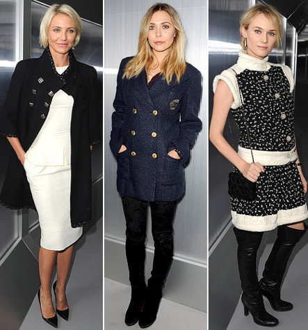 Star alla sfilata Chanel haute couture 2012