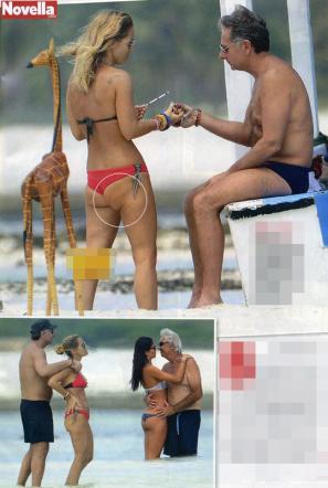 Foto Novella 2000 Bonolis e Sonia a Malindi 03