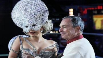 Capodanno a New York Lady Gaga con il sindaco