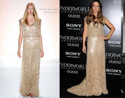 Kate Beckinsale in Jenny Packham