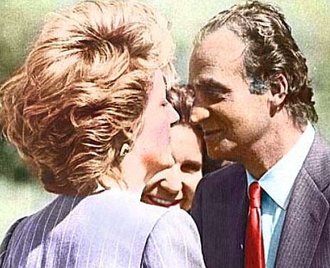 The solitude of the queen. Lady D e Juan Carlos