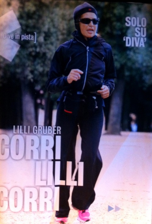Lilli Gruber fa jogging al parco con il marito 01