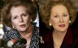 Margaret Thatcher e Maryl Streep