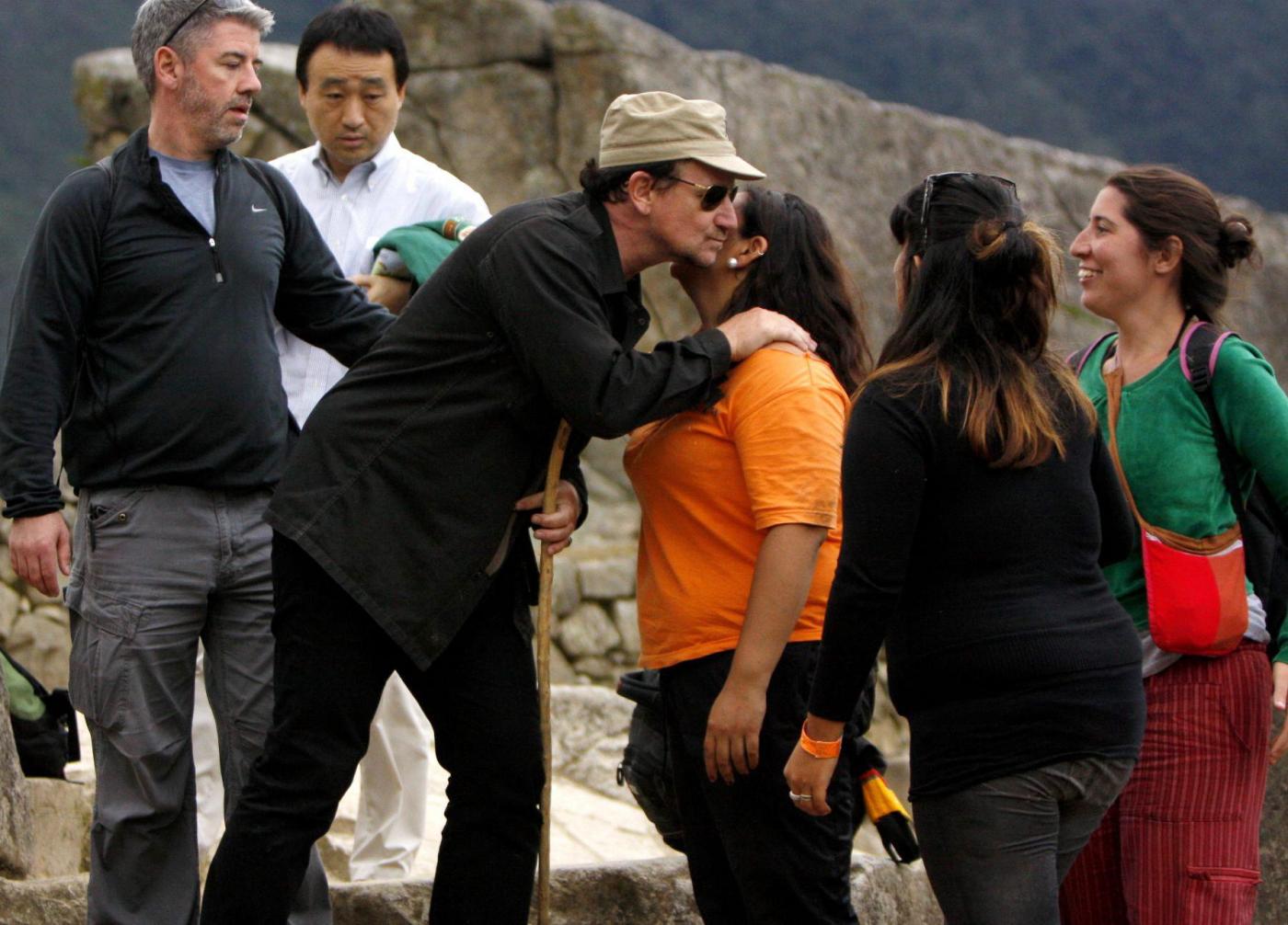 Bono Vox sul Machu Picchu 01