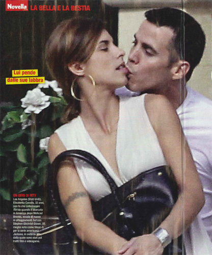 Il bacio tra la canalis e Steve-O 02