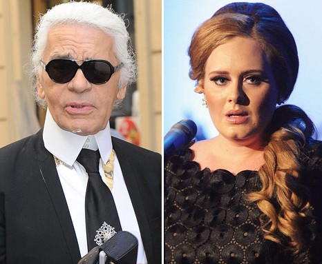 Karl Lagerfeld Adele