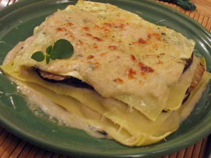 Lasagne pesce spada melanzane