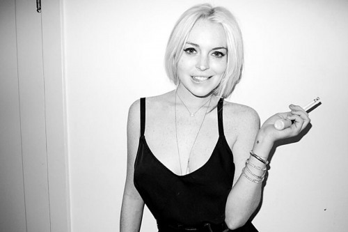 Lindsay Lohan posa per Cleavage da Terry Richardson 01