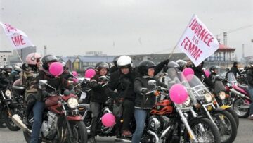 Donne motocicliste a Nantes03