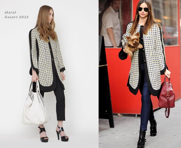 Miranda Kerr Marni coat