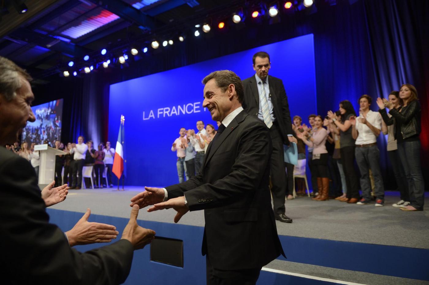 Nicolas Sarkozy in campagna elettorale01
