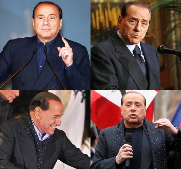 Look di Berlusconi 