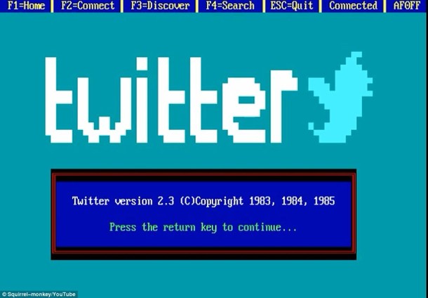 Twitter negli anni 80 03