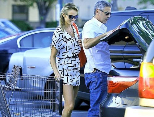 Goerge Clooney e Stacy Keibler