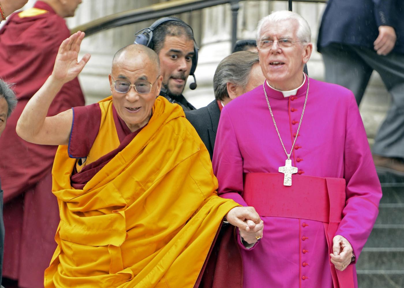 Dalai Lama in visita alla cattedrale St Pauls03