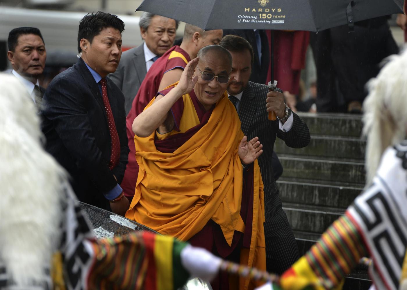 Dalai Lama in visita alla cattedrale St Pauls04