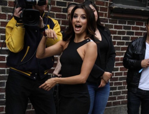 Eva Longoria al The Late Show With David Letterman04