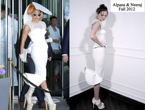 Lady Gaga Alpana & Neeraj Fall 2012