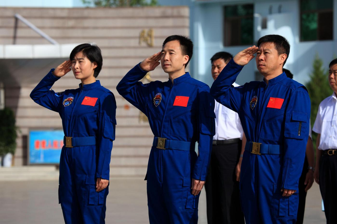 Cina, conferenza missione nello spazio012