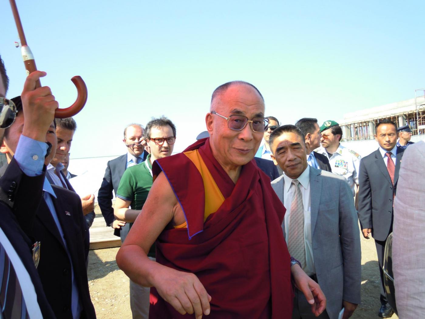Il Dalai Lama in visita a Terzo Cavone01