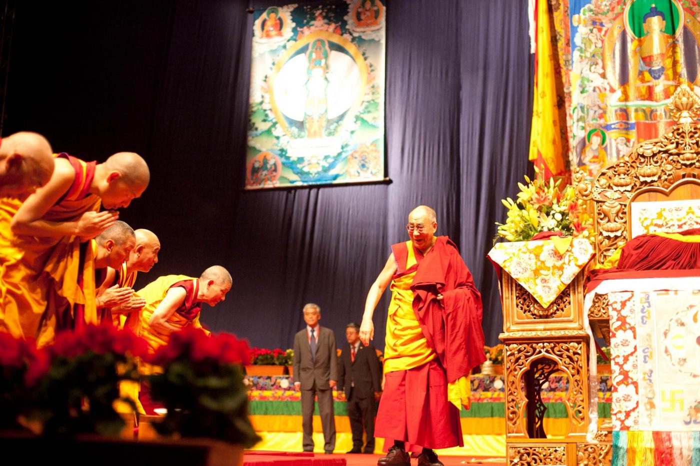 Dalai Lama in vista al Forum d'Assago12