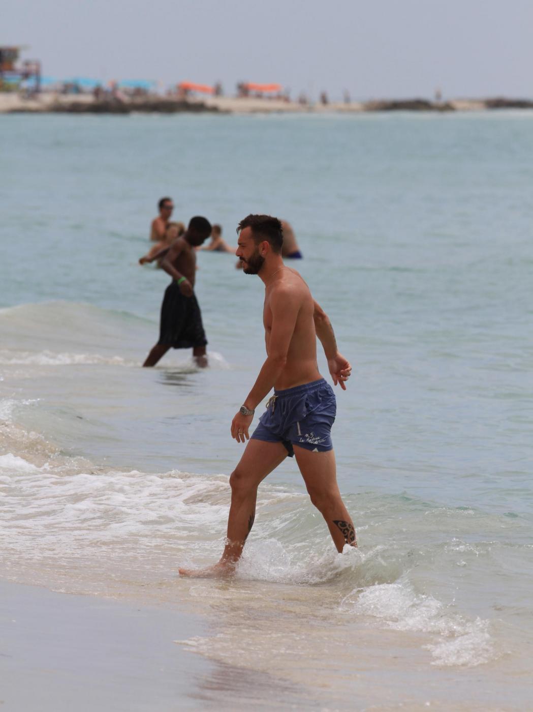 Marco Cassetti in vacanza con la famiglia a Miami Beach06