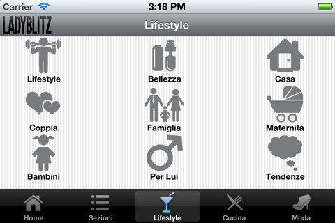 app Ladyblitz su app Store