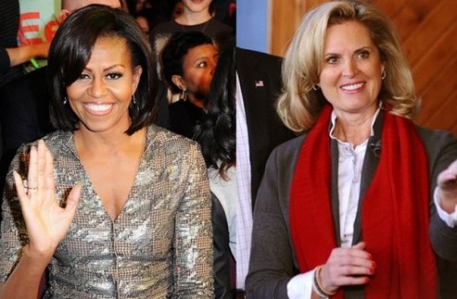 Ann Romney e la First Lady Michelle Obama
