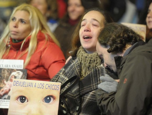 Buenos Aires, protesta contro il rapimento dei figli di desaparecidos02