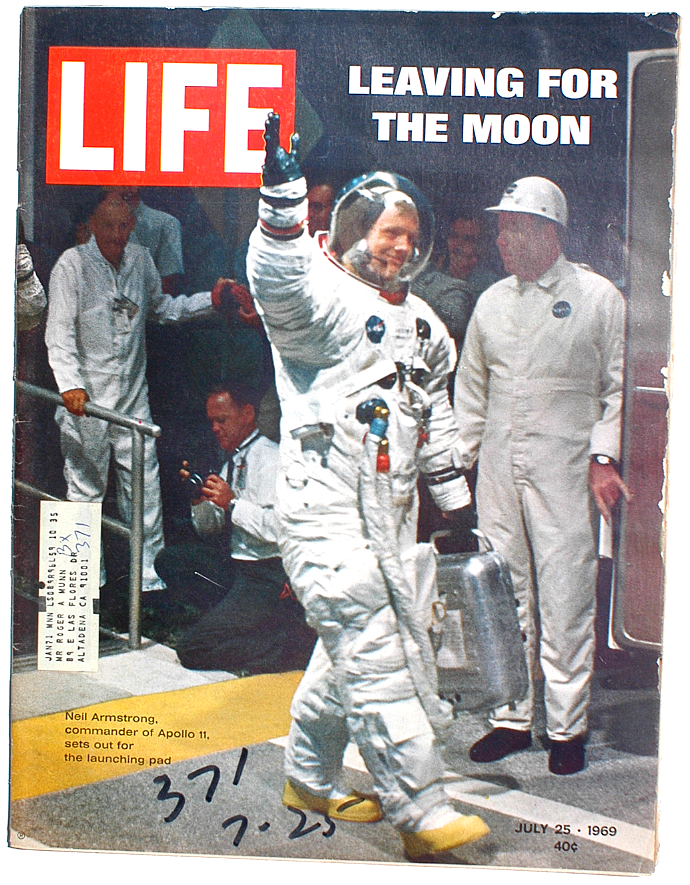 la cover di Life con Armstrong