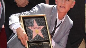 Ellen DeGeneres, stella sulla Walk of Fame a Los Angeles03
