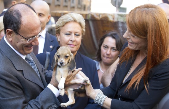 Michela Brambilla e il presidente del Senato Renato Schifani 01