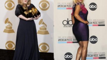 Adele e Christina Aguilera curve