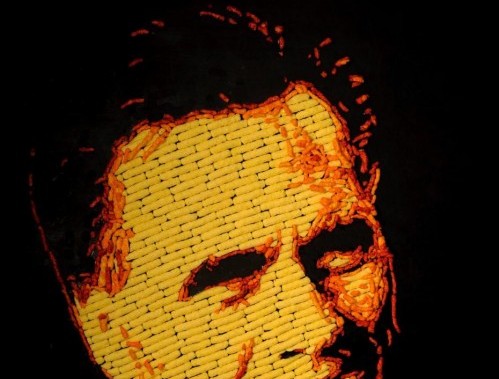Ritratti di Obama e Romney creati con patatine da Jason Baalman02