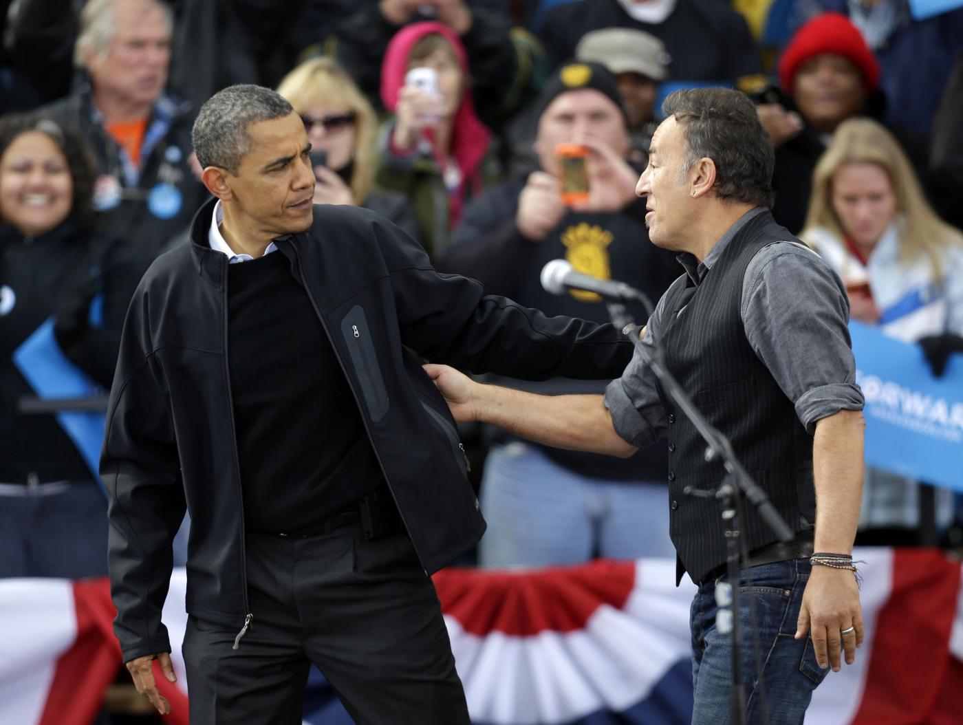 Elezioni USA, Bruce Springsteen suona per Obama06