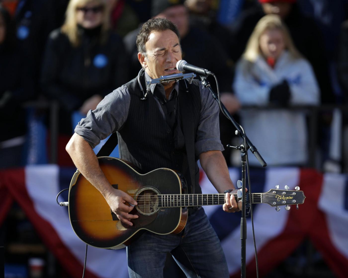 Elezioni USA, Bruce Springsteen suona per Obama05