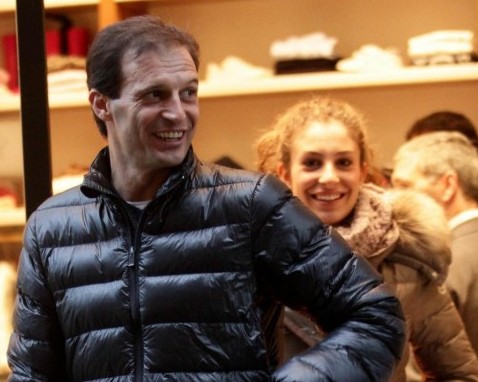 Massimiliano Allegri scherza con la figlia Valentina05