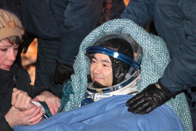 Landing of Soyuz 010