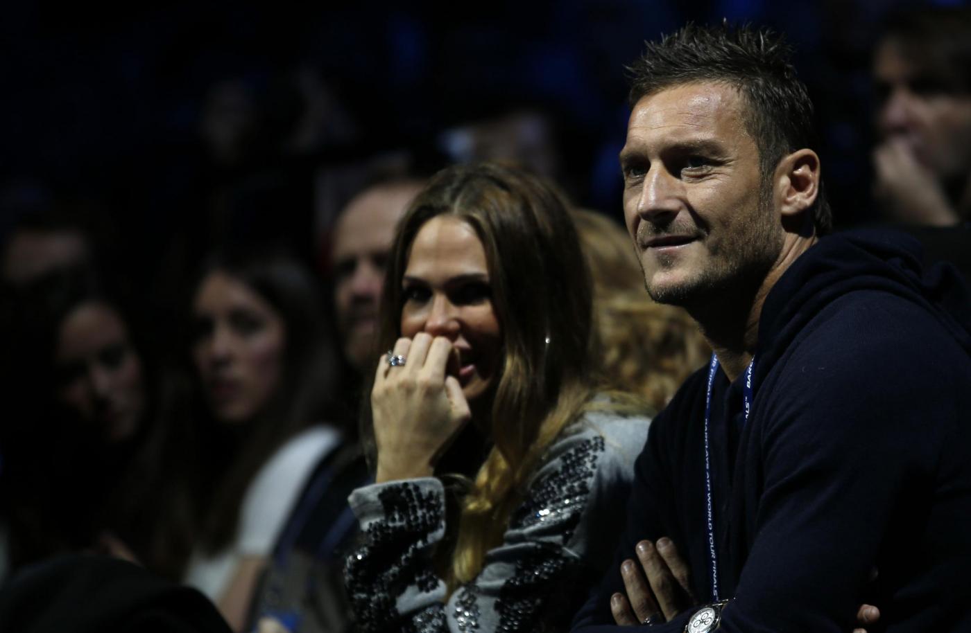 Londra, Totti e Ilary in tribuna agli ATP