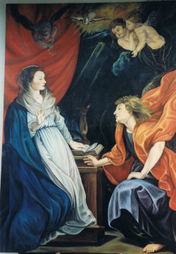 Annunciazione di Rubens con variante (Ambrogio Castaldi)