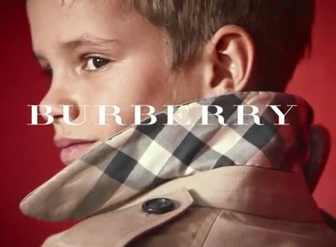 Romeo Beckham Burberry 01