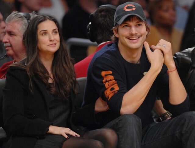 Demi Moore e Ashton Kutcher ai tempi del loro amore