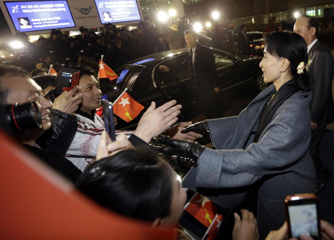 Aung San Suu Kyi in visita in Corea del sud03